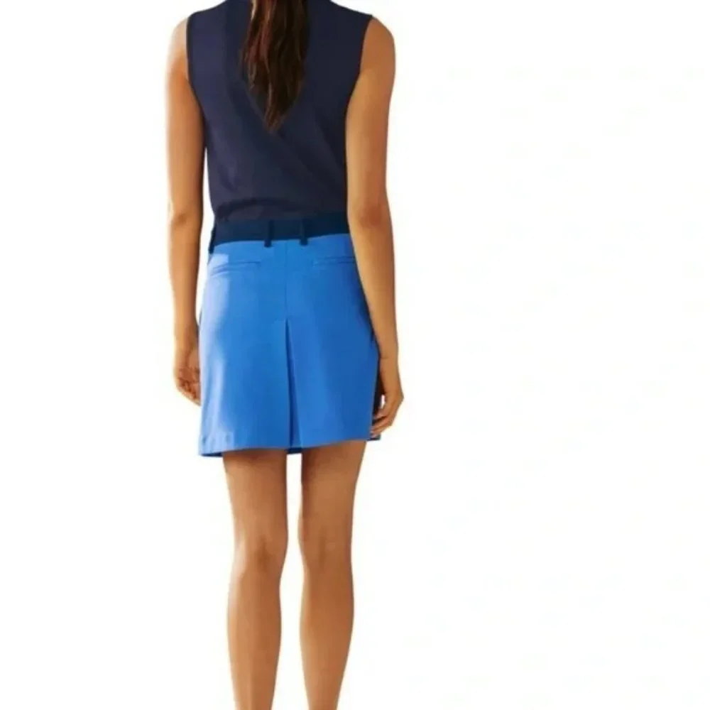 Tory Burch • Tory Sport Women's Two Tone Tech Twill Golf Skirt / Skort || Medium